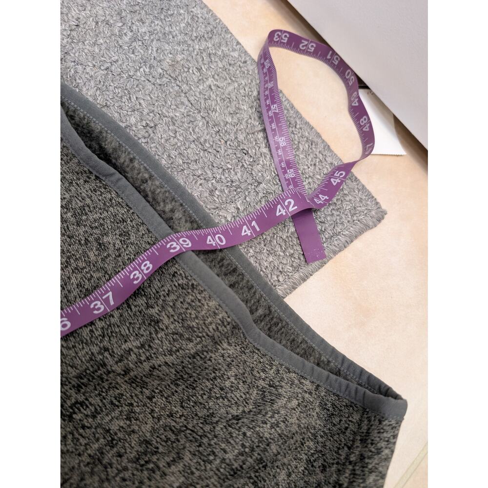 Eddie Bauer Heathered Gray Hooded Poncho Cape - Picture 7 of 10